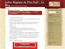 Tablet Screenshot of blog.lettre-magique-du-pere-noel.com